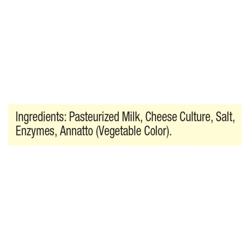 Sargento Cheese Sliced, Sharp CheddarIngredients