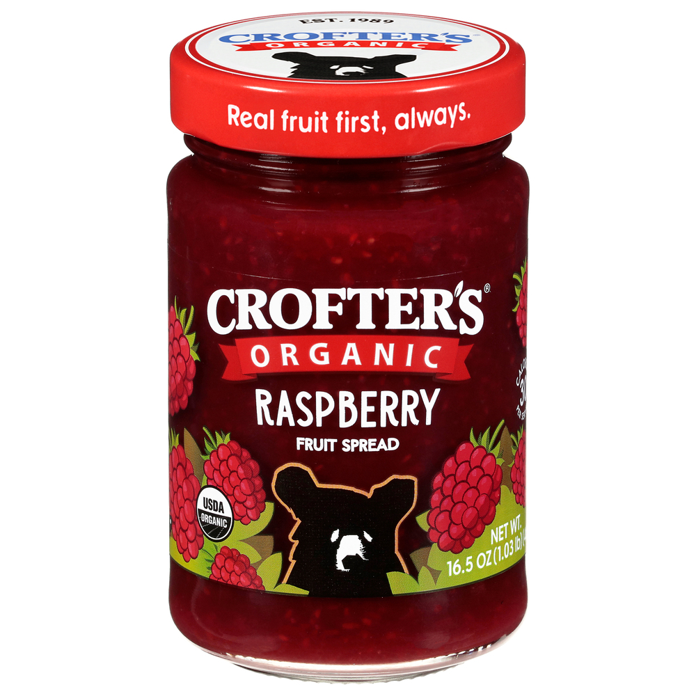 Crofter's Organic Raspberry Fruit Spread-Main