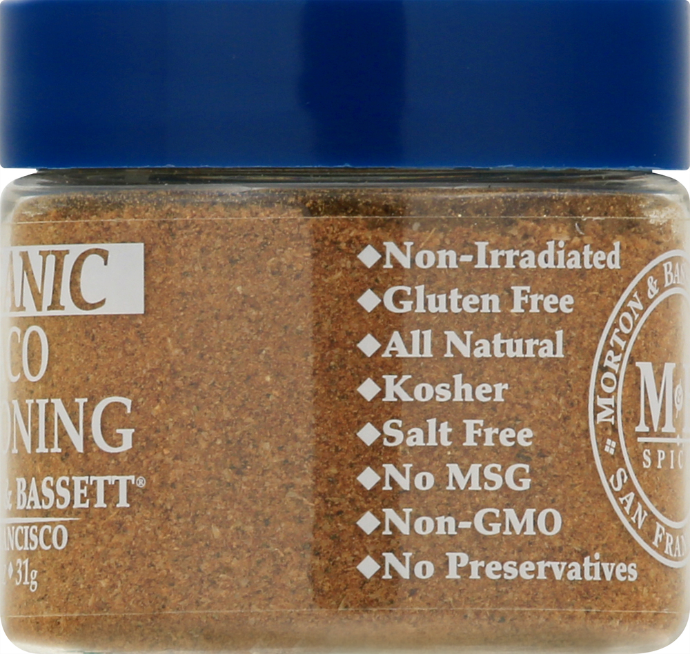 Morton & Bassett Taco Seasoning, Organic