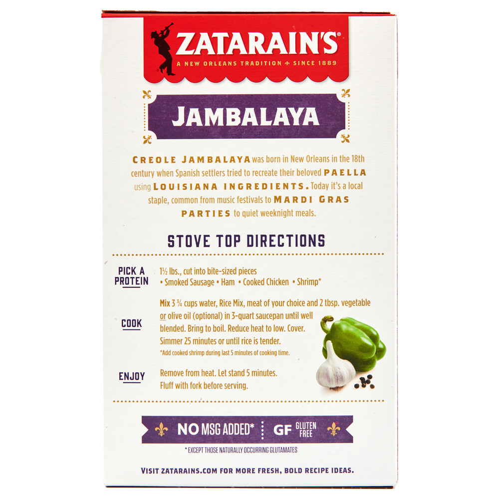 Zatarain's One Pot Family Size Jambalaya Rice Dinner Mix