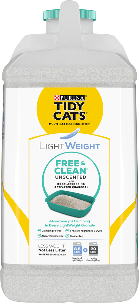 Tidy Cats Free Clean Clumping Litter Multi Cat Light Weight Unscented
