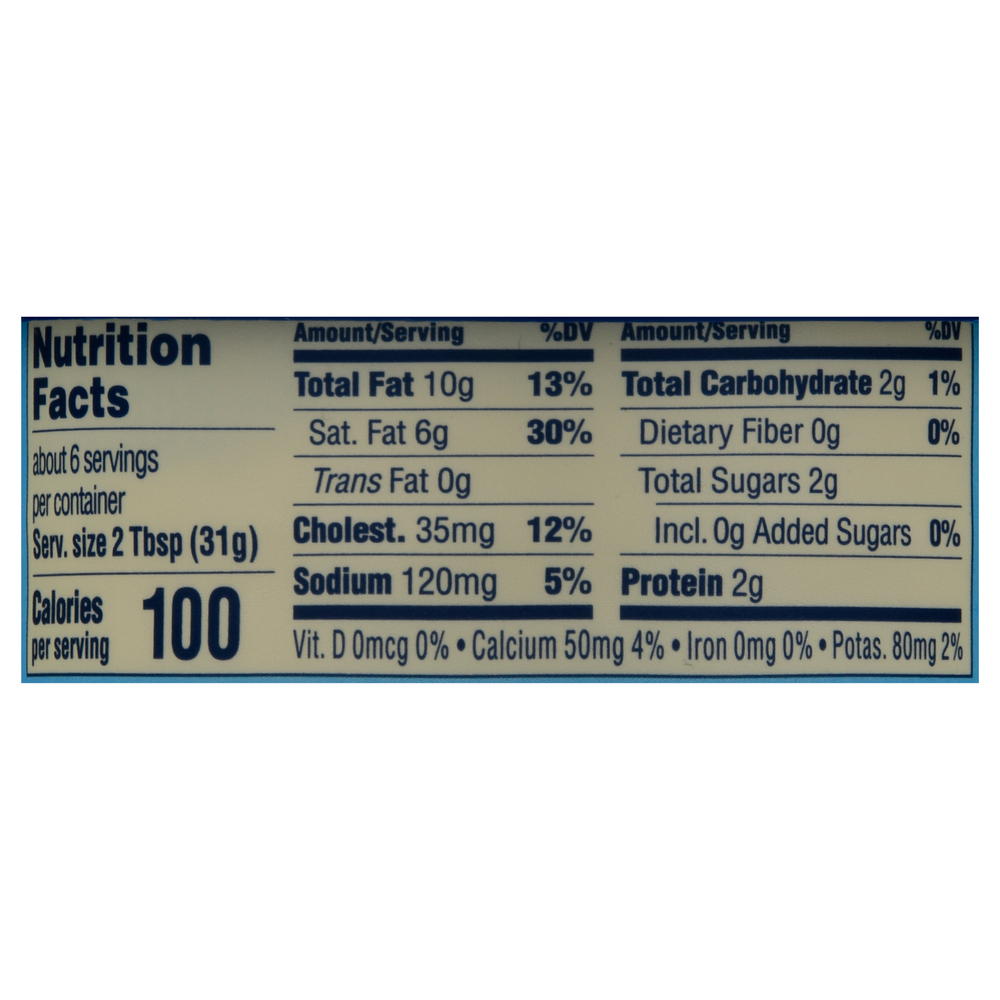 Tillamook Cream Cheese Ingredients