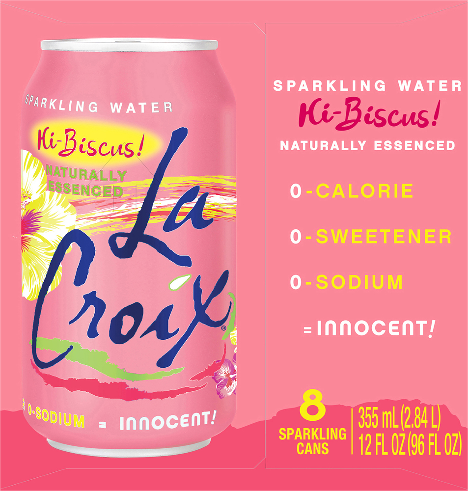 LaCroix Sparkling Water, Hi-Biscus!