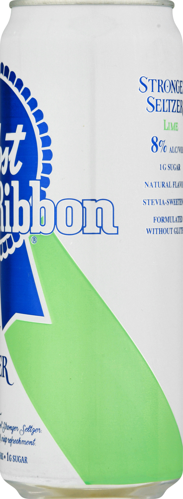 Pabst Blue Ribbon Stronger Seltzer, Lime