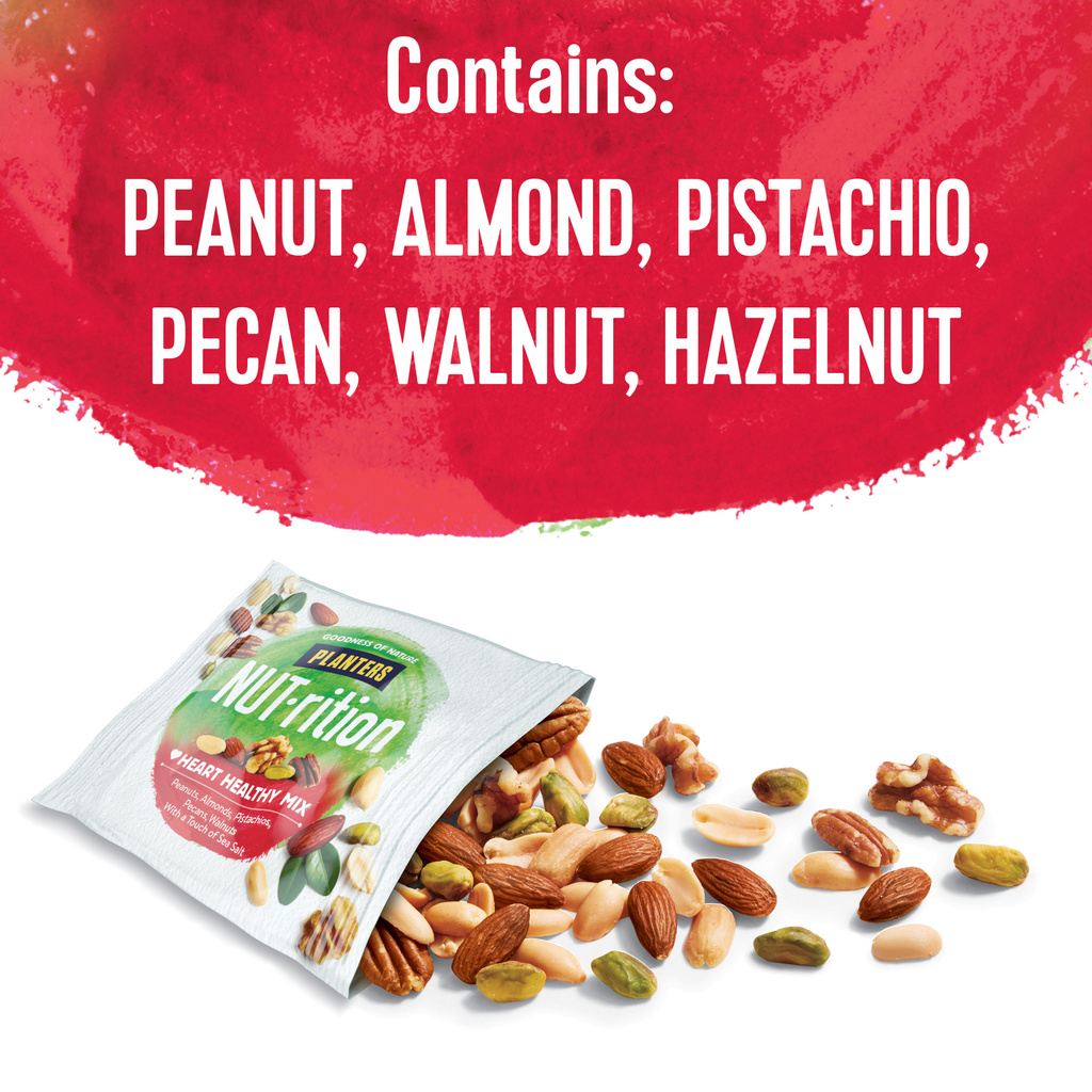 PLANTERS® NUT-RITION® Heart Healthy Mix 9.75 oz can - PLANTERS® Brand