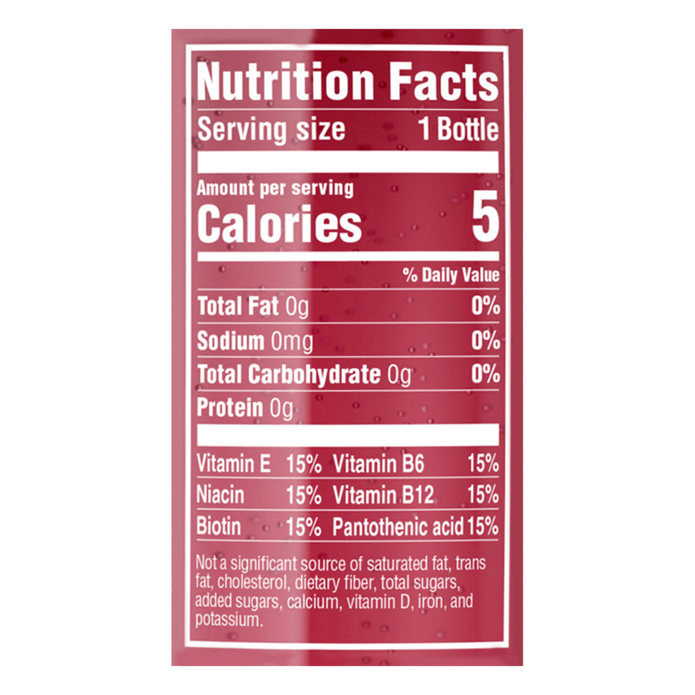 Ice Sparkling Water, Black Raspberry, Zero Sugar-Nutrition-Facts