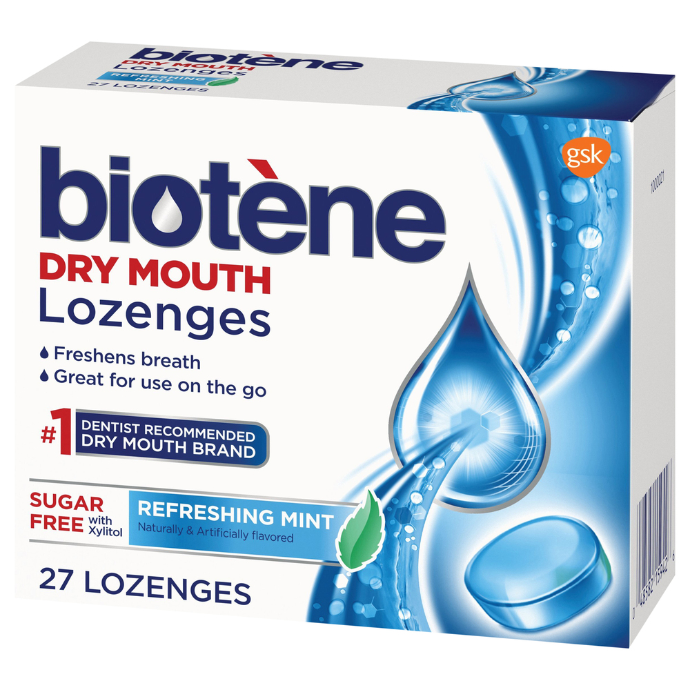 Biotene Lozenges, Sugar Free, with Xylitol, Dry Mouth, Refreshing Mint