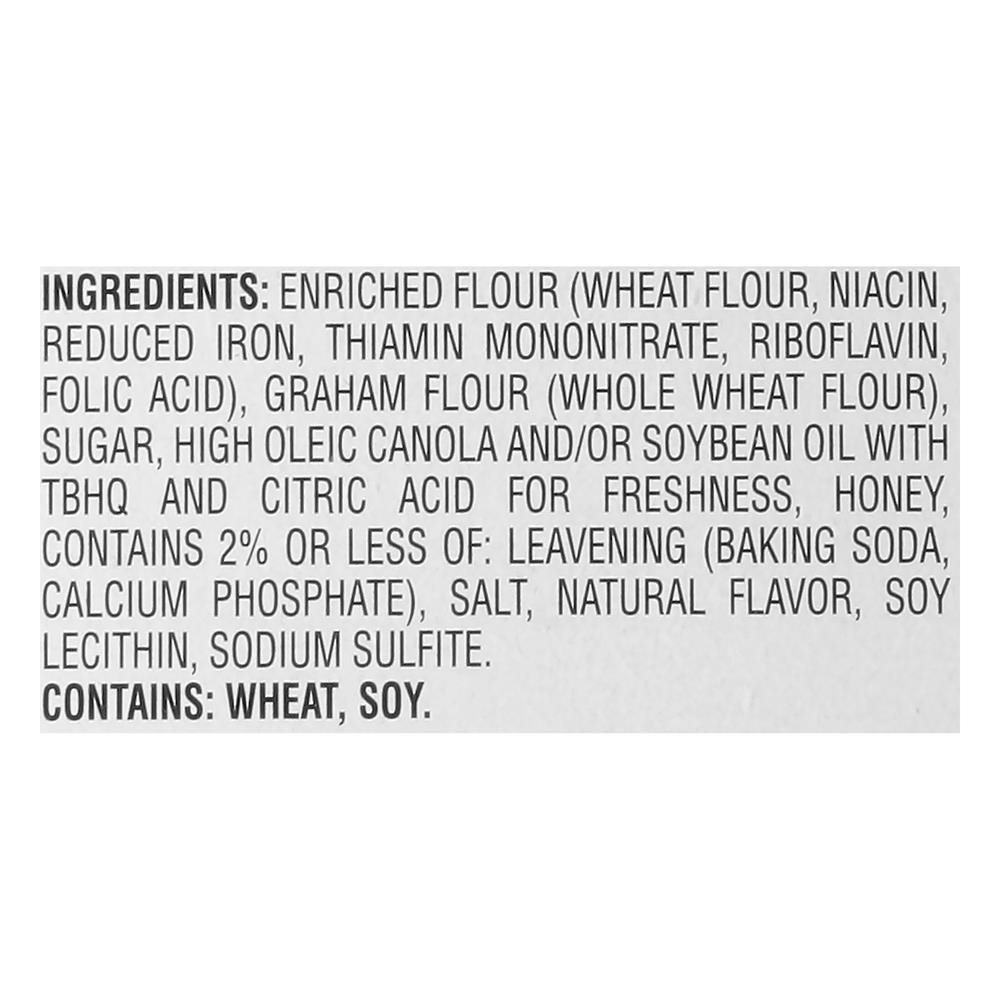 Crav'n Flavor Graham Crackers, Honey, 3 Packs-Ingredients