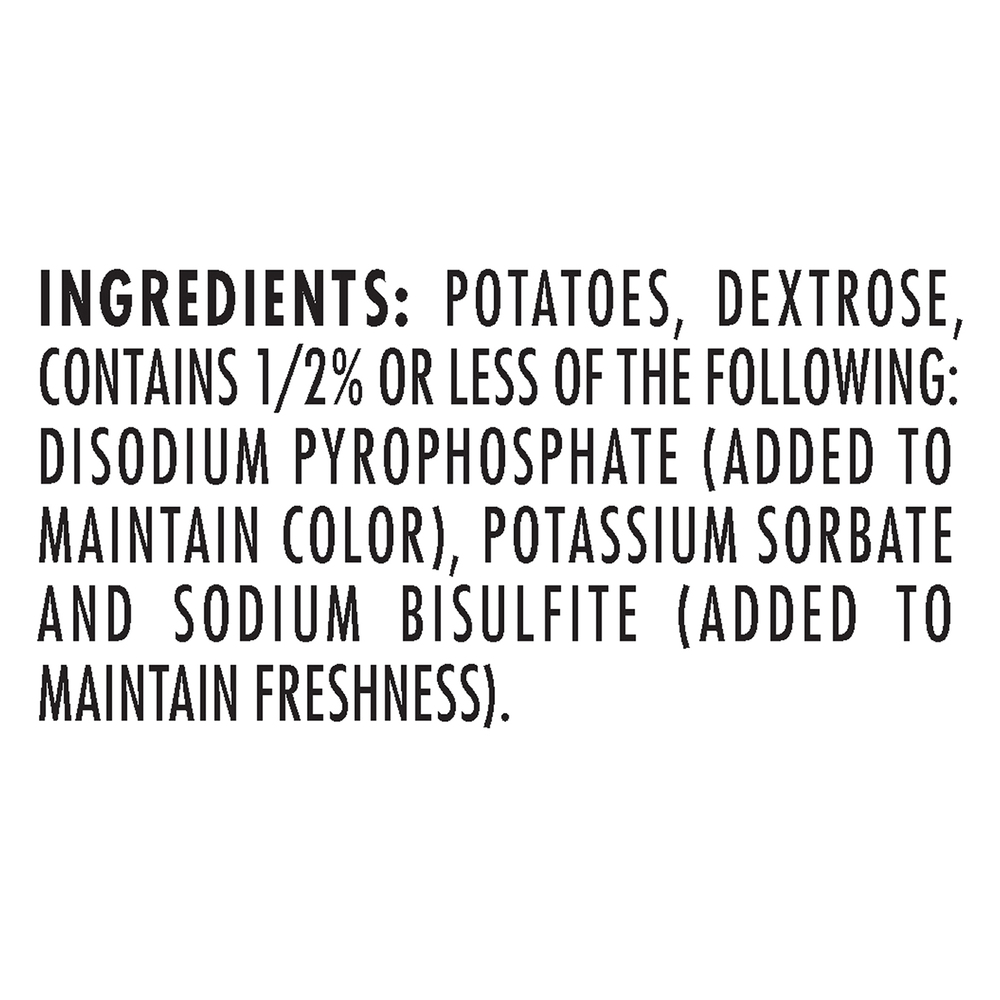Simply Potatoes Potatoes, DicedIngredients