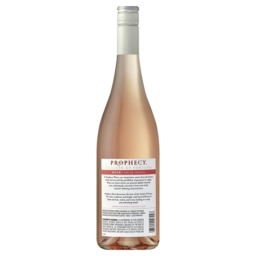 Prophecy Rose Wine 750mlPlanogramBack