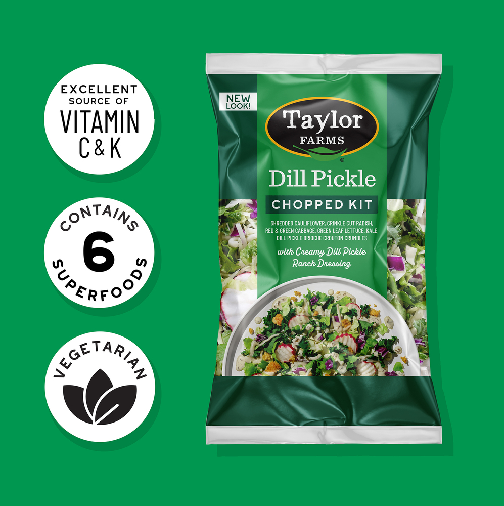 Taylor Farms Dill Pickle Chopped Salad KitIngredients