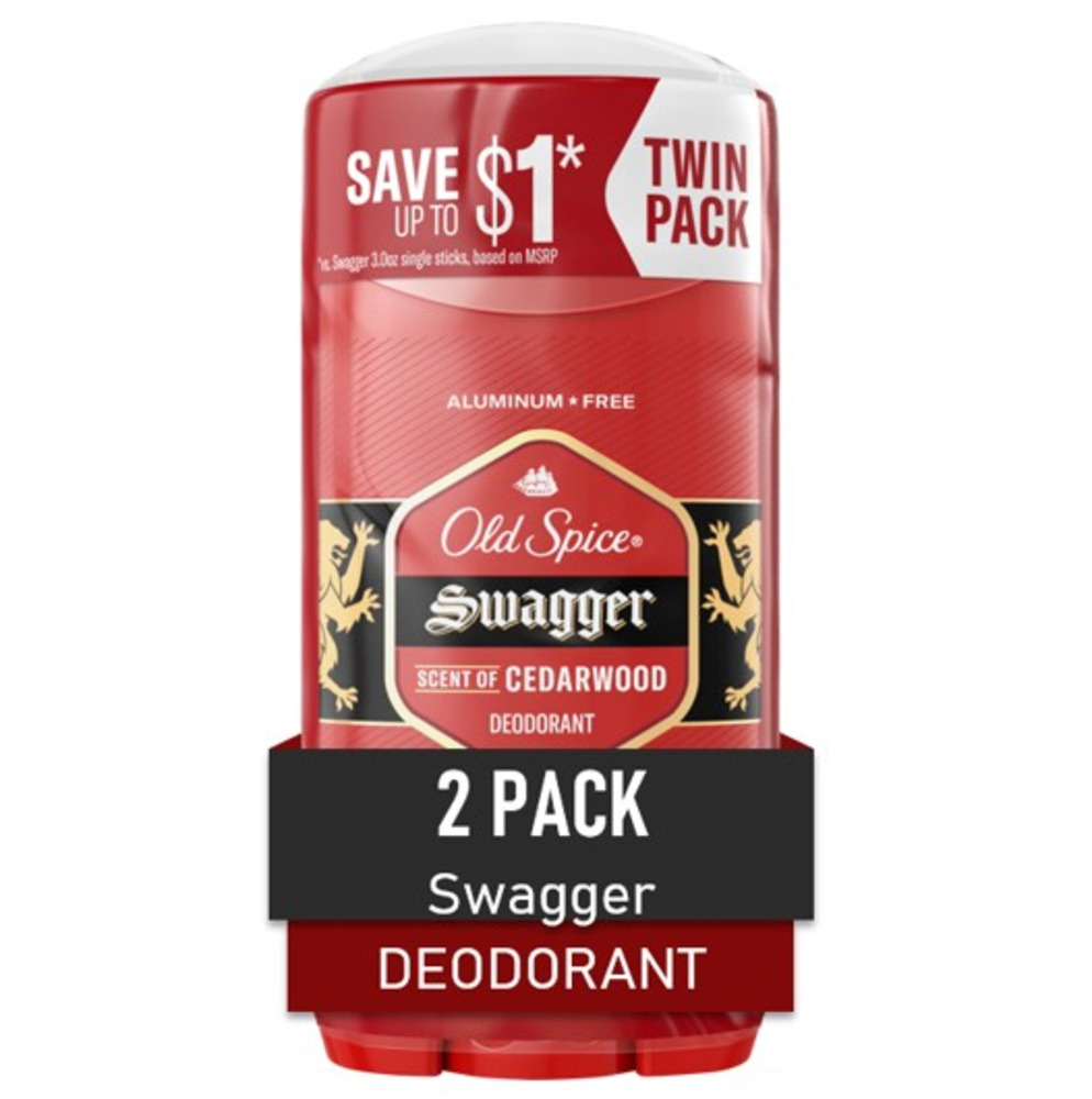 Old Spice Red Collection Aluminum Free Deodorant for men, Swagger