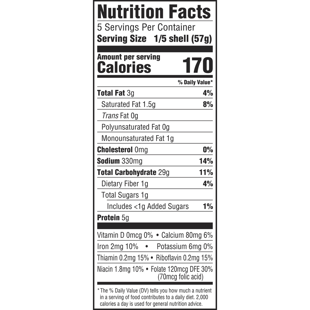 Boboli Pizza, Thin CrustNutritionFacts