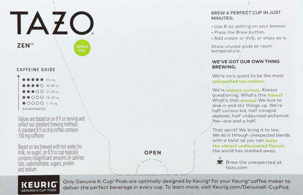 Tazo zen k cups cheap