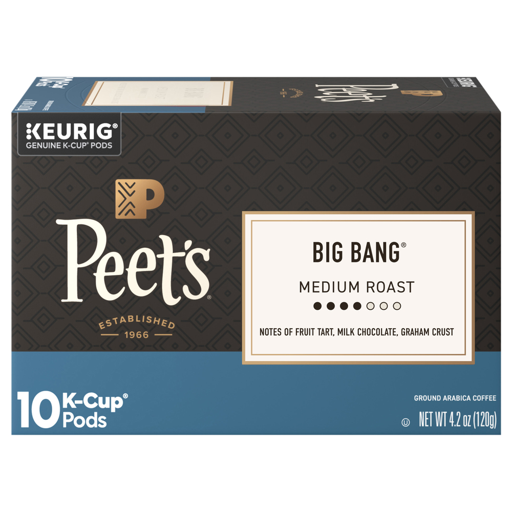 Peet's Coffee Big Bang Medium Roast Coffee Pods
