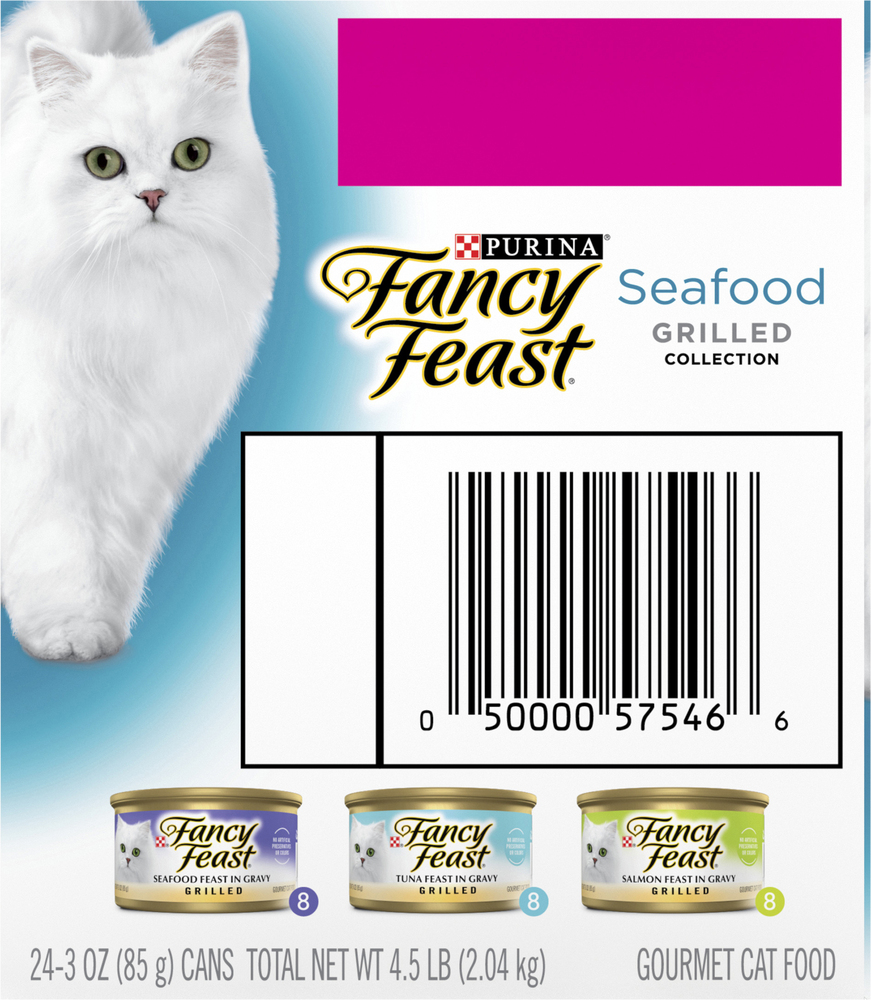 Fancy Feast Cat Food Gourmet Seafood Grilled Collection