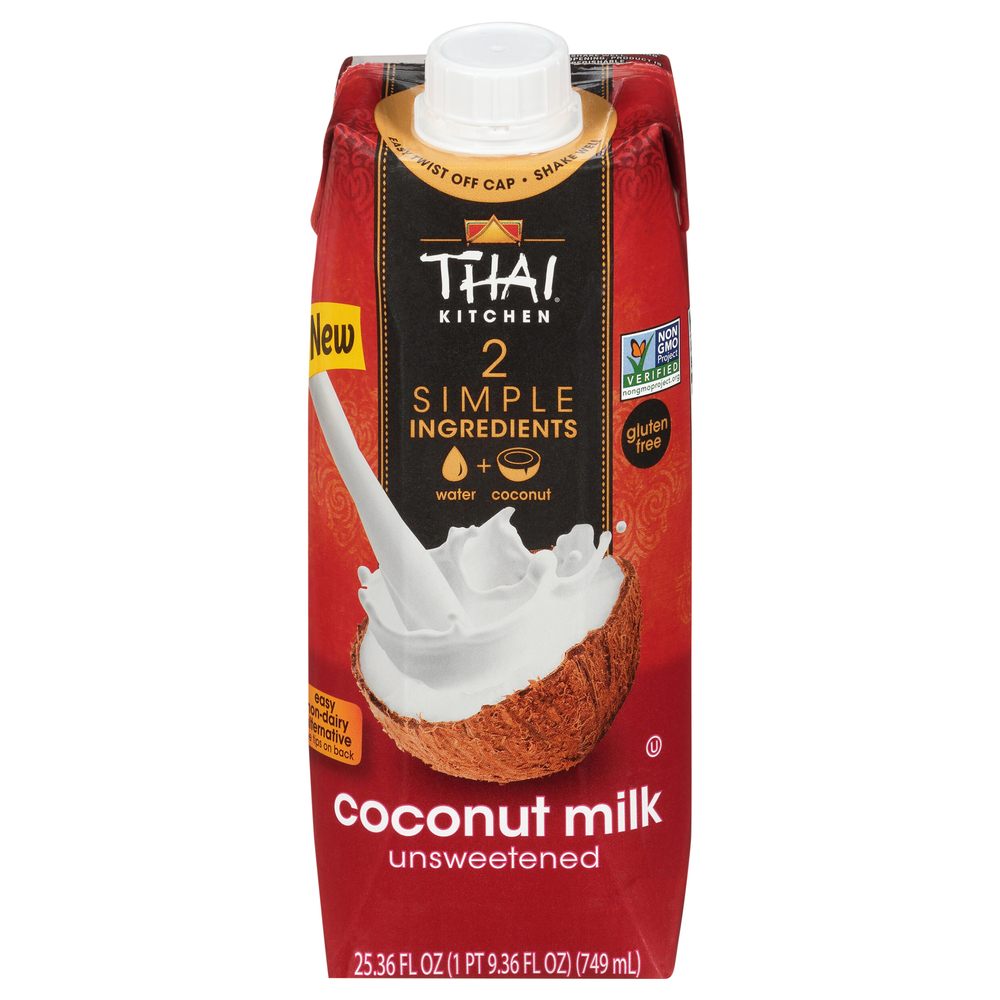 Thai Kitchen Organic Unsweetened Coconut Milk, 13.66 fl oz (Pack of 12)
