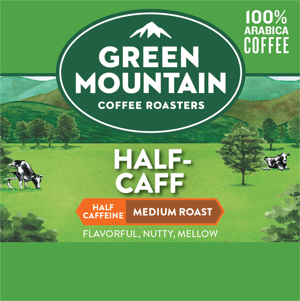 Green mountain half caff k cups online
