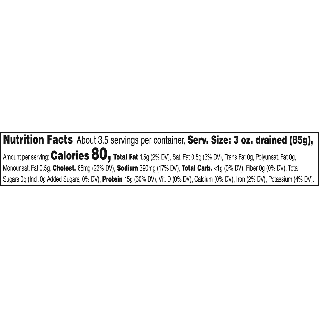 Swanson Chicken Breast, White, Premium ChunkNutritionFacts