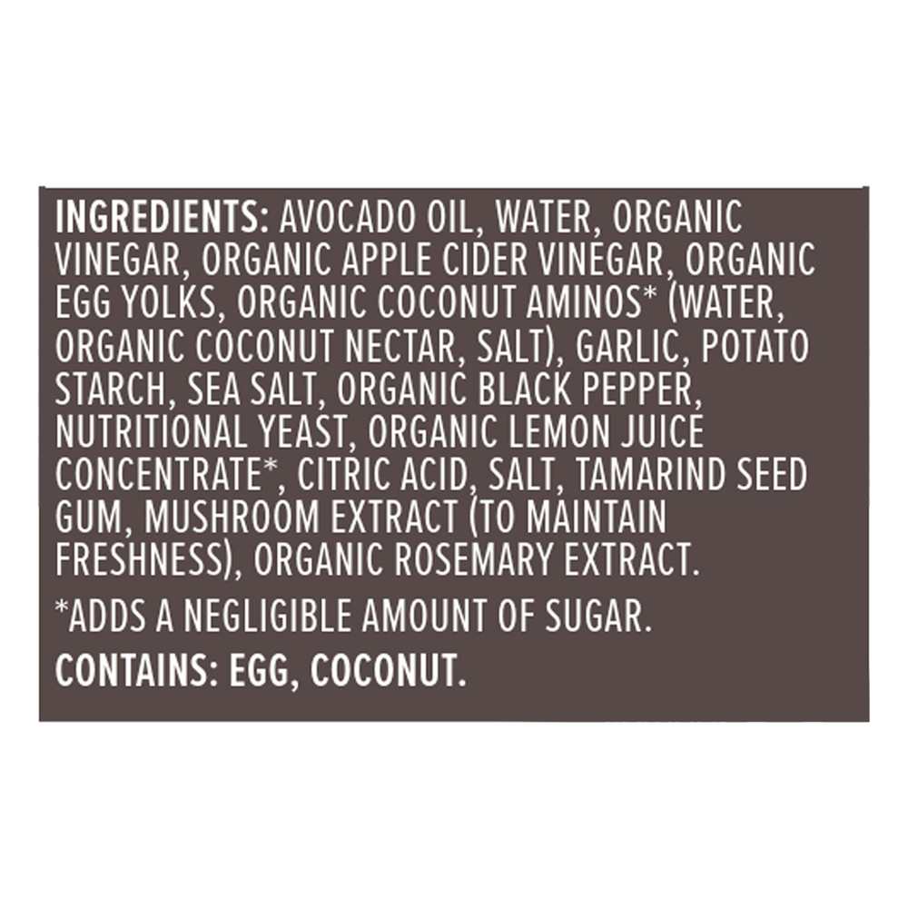 Primal Kitchen Dressing & Marinade, Caesar-Ingredients