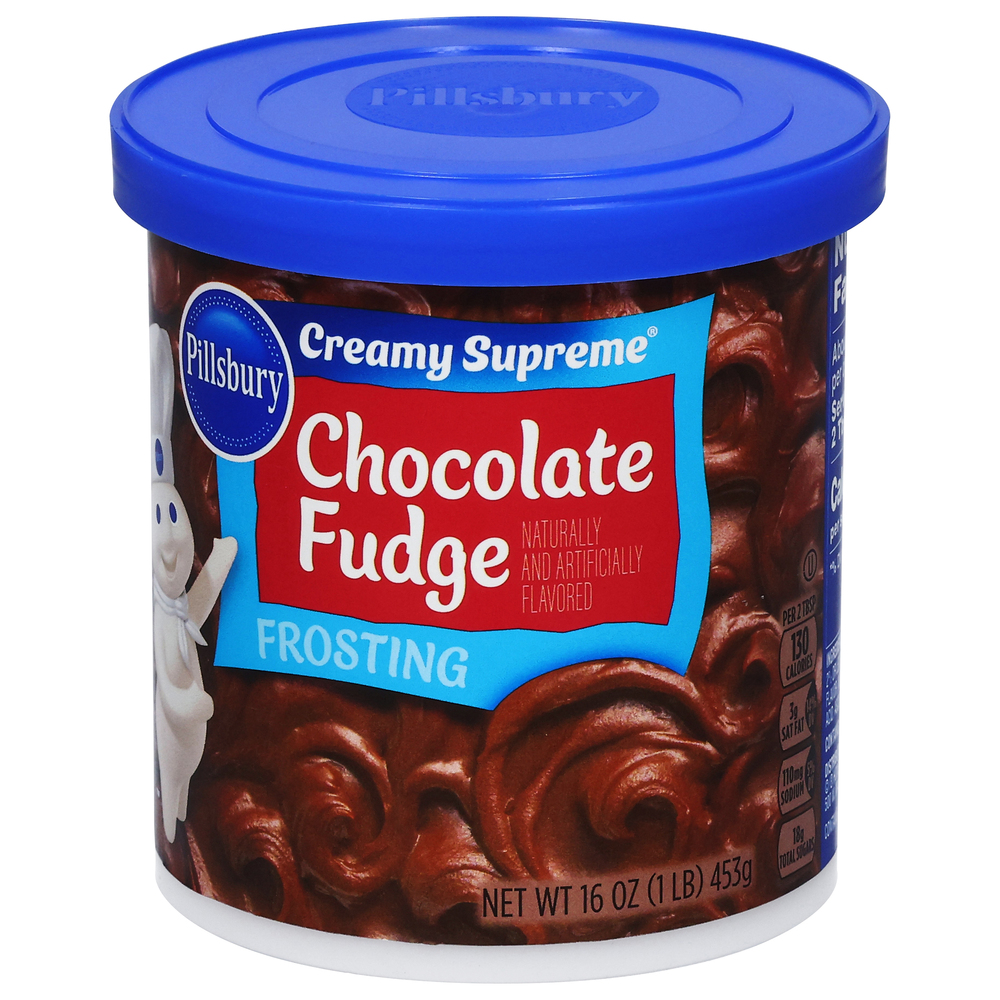 Pillsbury Creamy Supreme Frosting, Chocolate FudgeFrontRightElevated