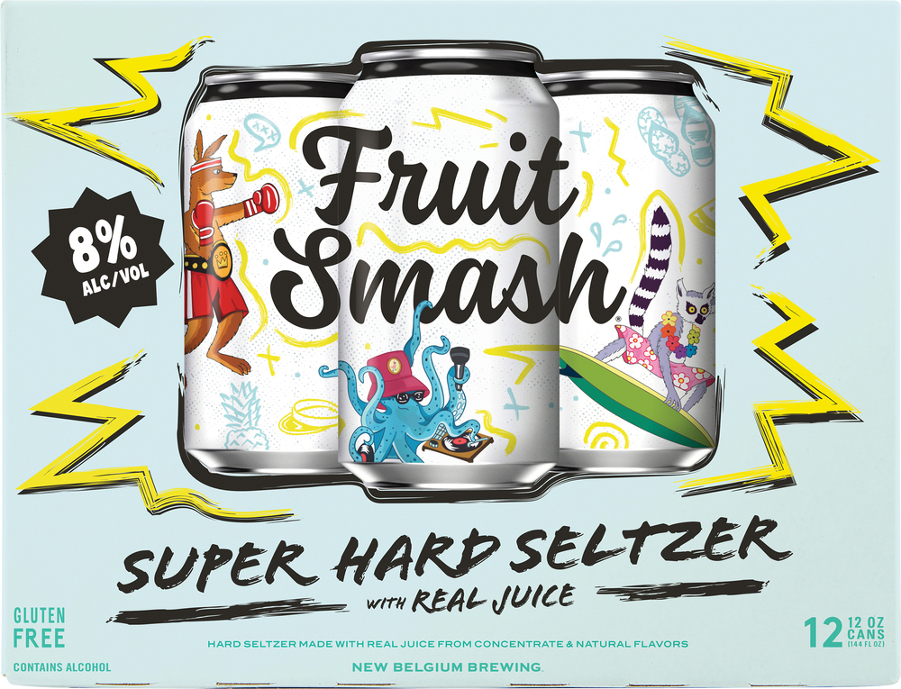 Fruit Smash Super Hard Seltzer, Assorted