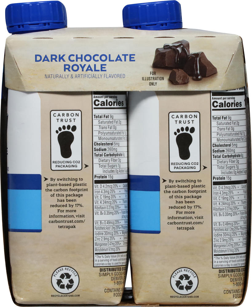 Atkins Protein Shake, Dark Chocolate RoyalePlanogramRight