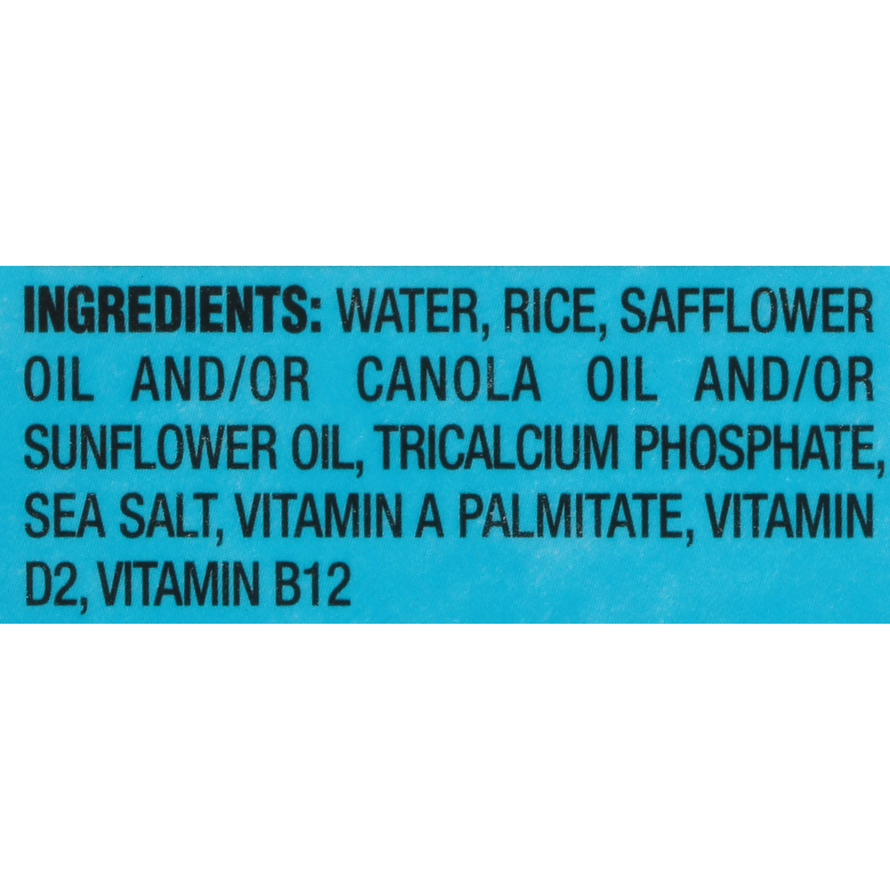 Rice Dream Original Lactose Free Enriched Rice DrinkIngredients