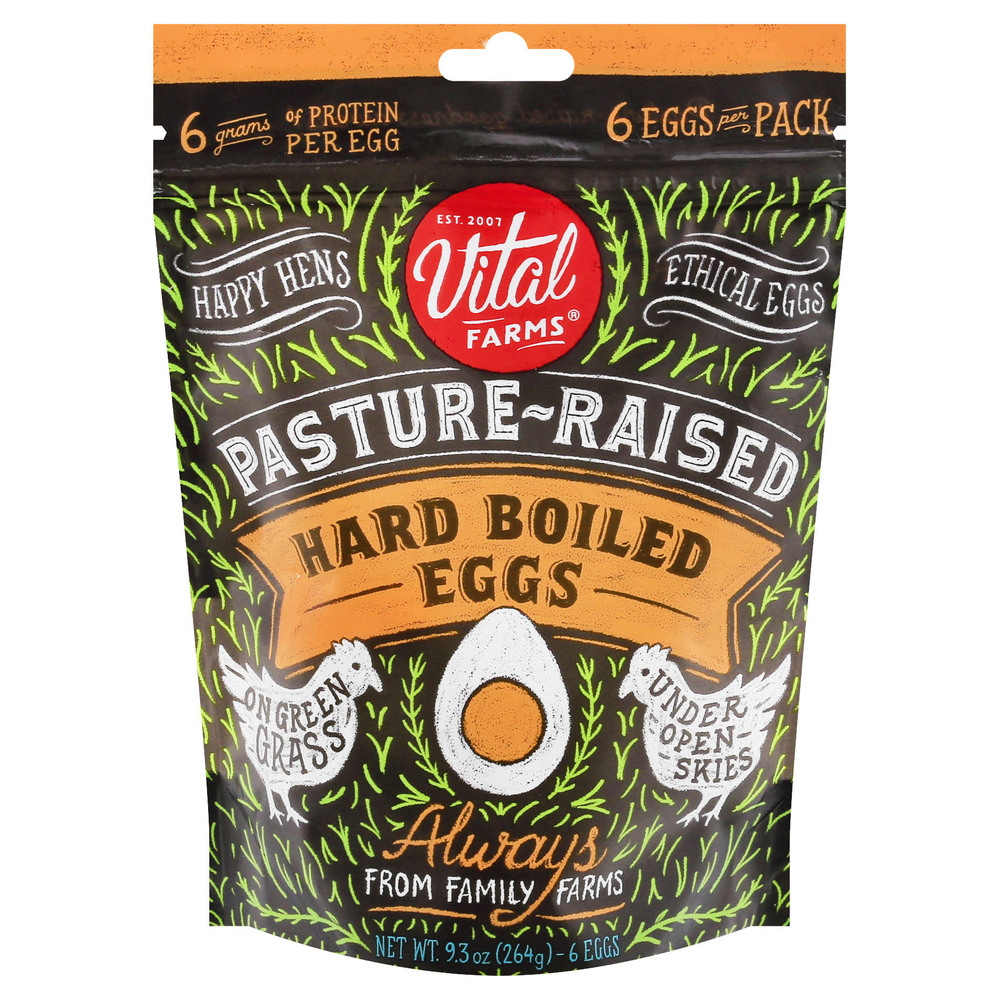 Vital Farms Eggs, Hard Boiled, PastureRaisedMain