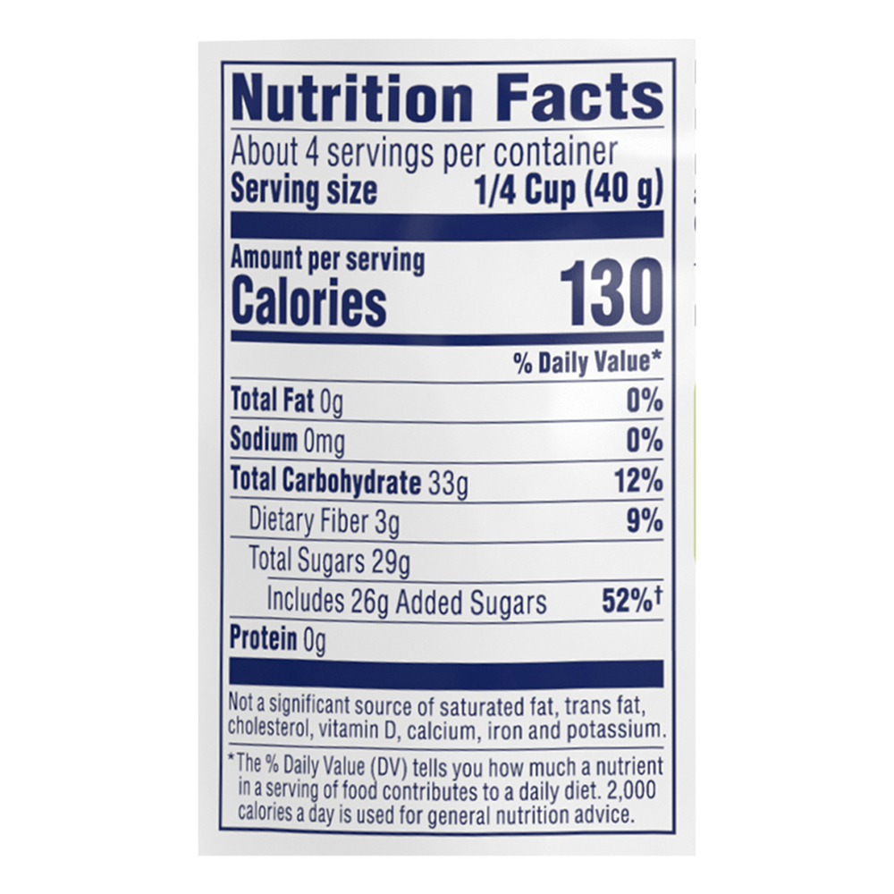 Ocean Spray Craisins Cranberries, DriedNutritionFacts