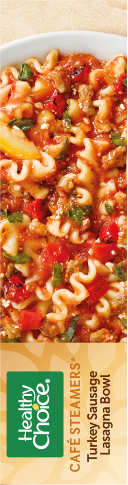 Healthy Choice Cafe Steamers Lasagna Bowl, Turkey Sausage