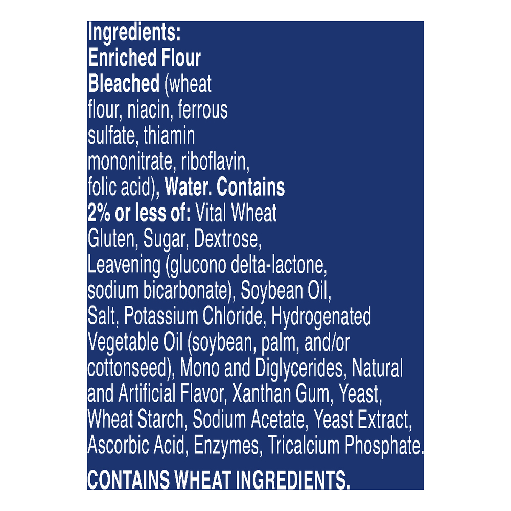 Pillsbury French Bread, OriginalIngredients