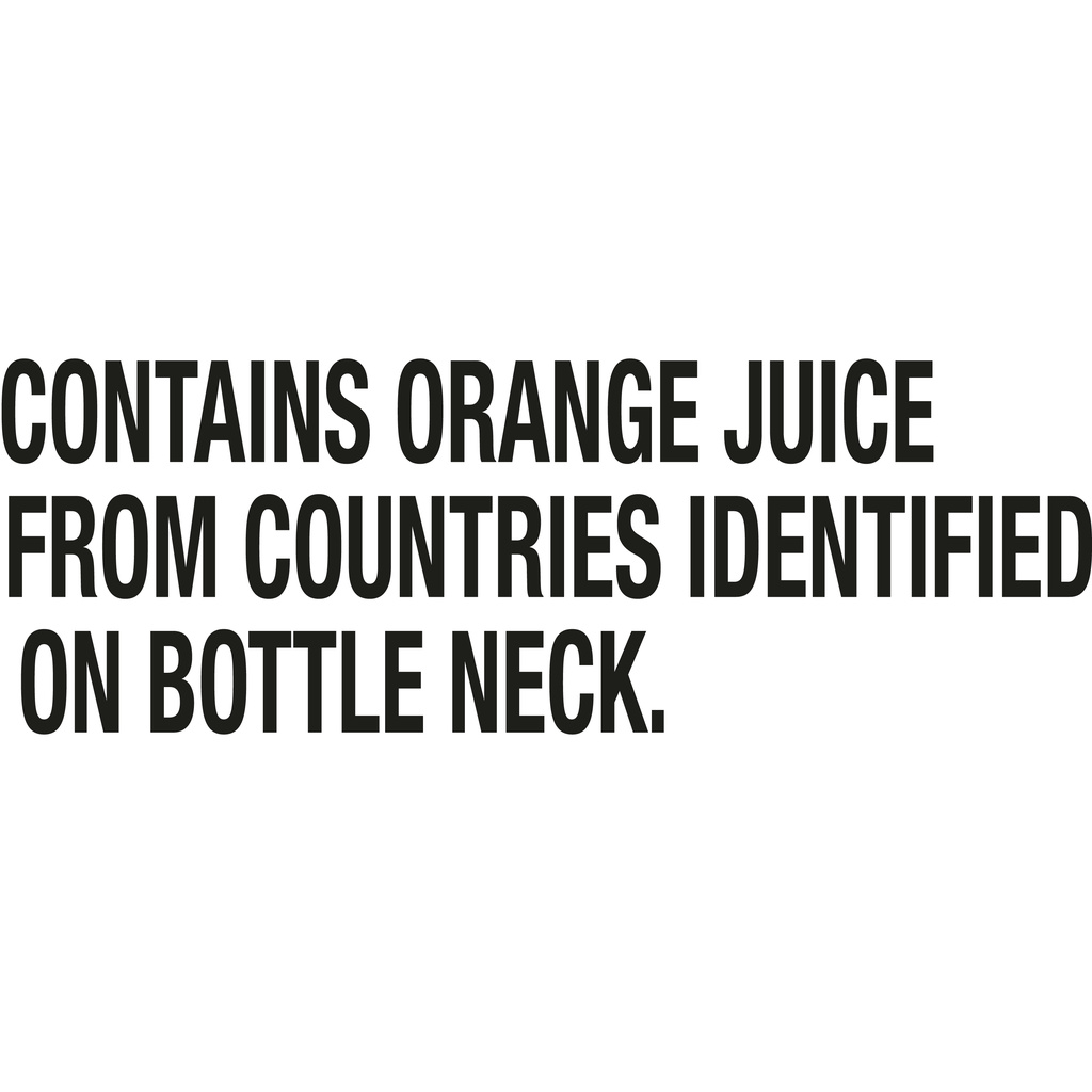 Simply Orange Juice, High PulpIngredients