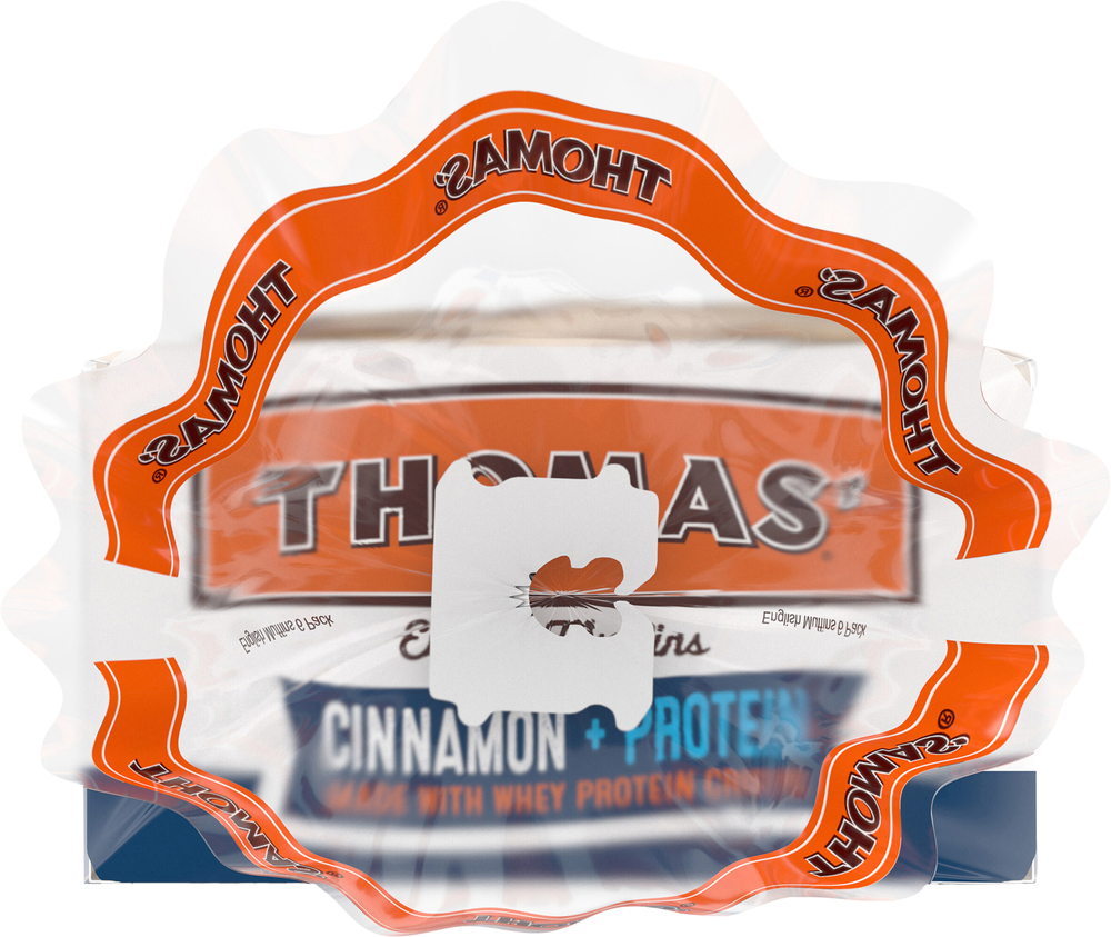 Thomas' English Muffins, Cinnamon + ProteinPlanogramLeft