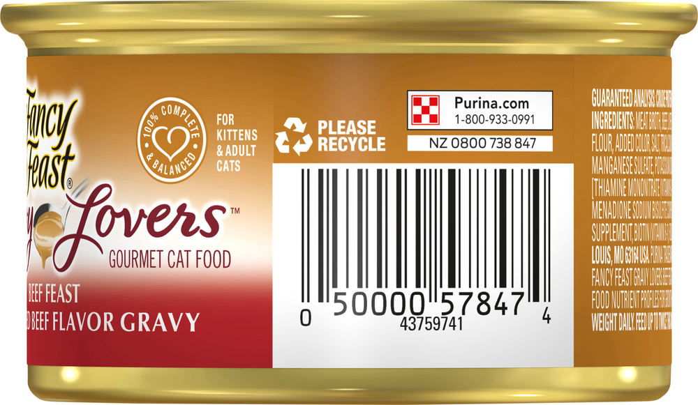Fancy feast gravy lovers beef shop