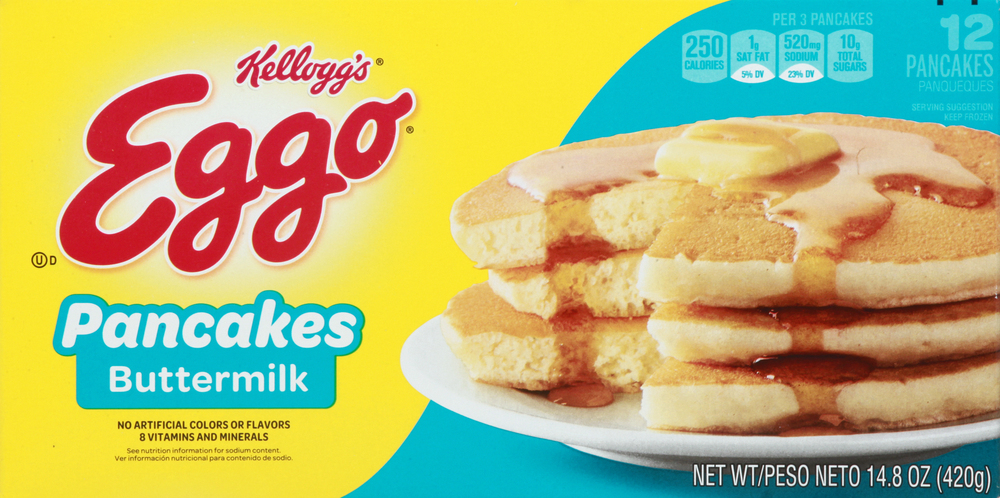 Eggo Pancakes Buttermilk Main