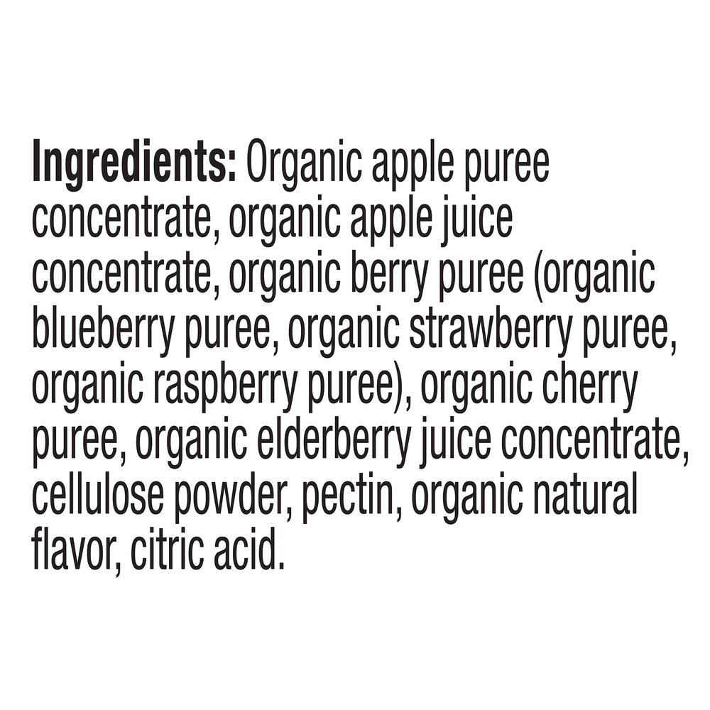 Plum Organics Teensy Snacks Teensy® Snacks Mixed Berry Soft Fruit Snacks .35oz Pouch/5Count Box