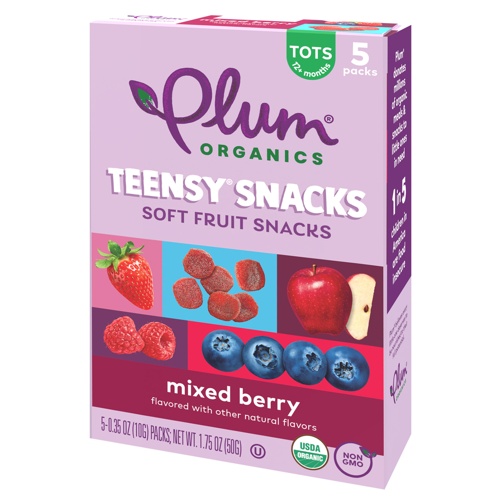 Plum Organics Teensy Snacks Teensy® Snacks Mixed Berry Soft Fruit