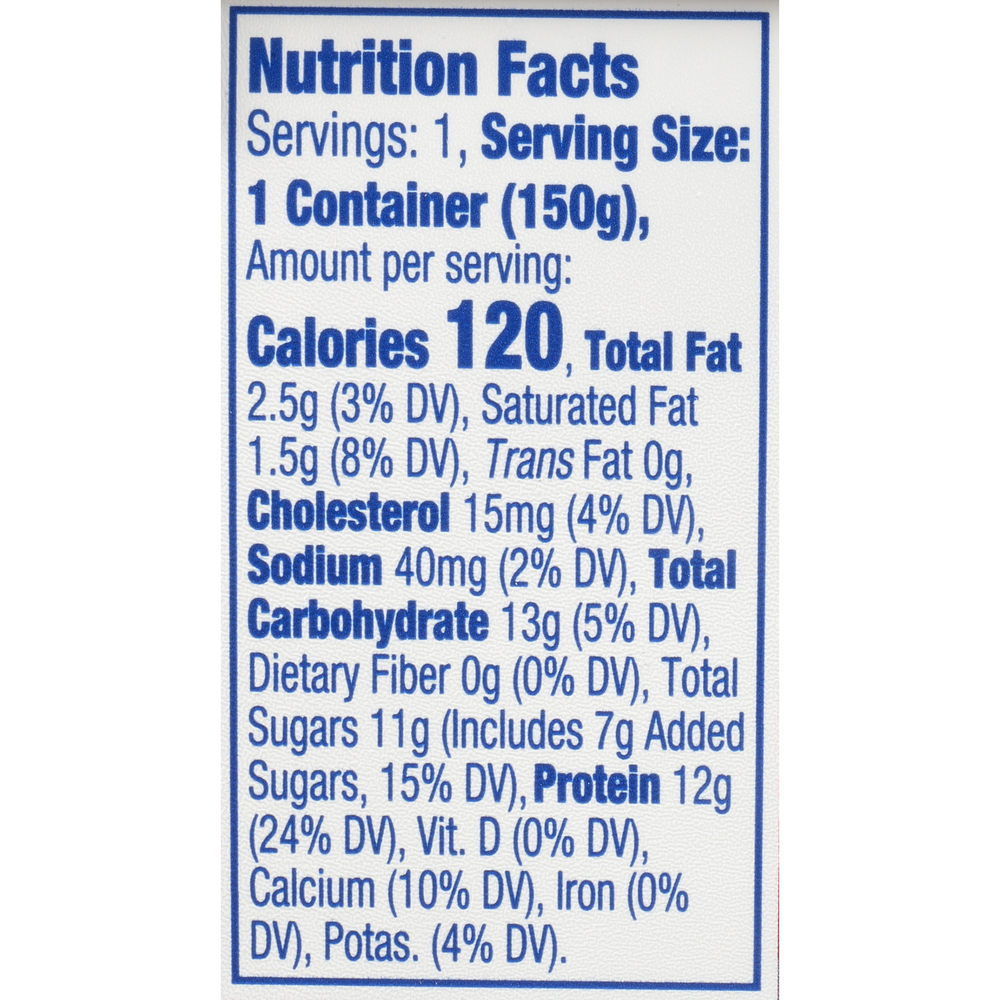 Fage Total Yogurt, Greek, StrainedNutritionFacts