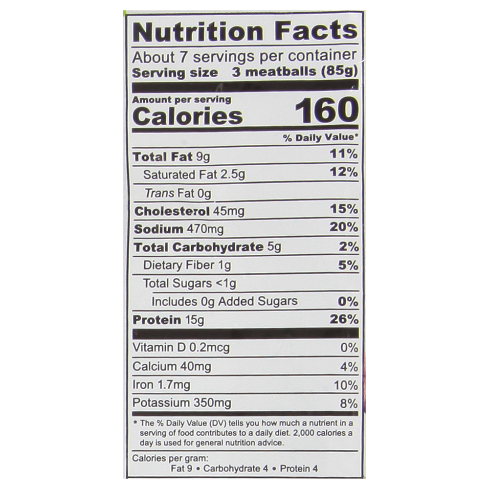 rosina-meatballs-turkey-italian-style-nutrition-facts