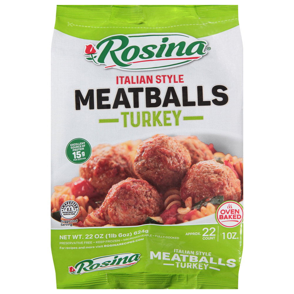 Rosina Meatballs, Turkey, Italian StyleMain