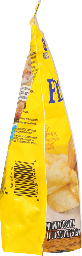 Gorton's Fish Fillets, Breaded, Sandwich-Planogram-Left