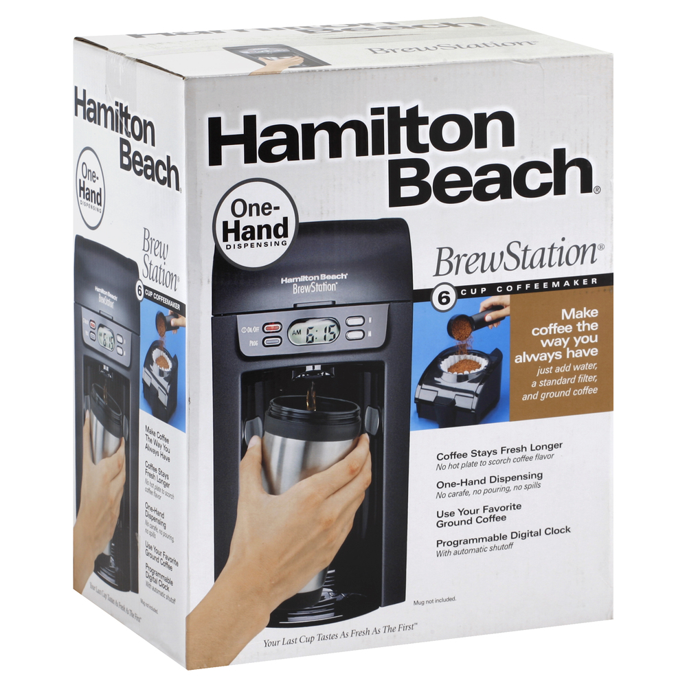 Hamilton Beach Brew Station Coffeemaker 6 Cup