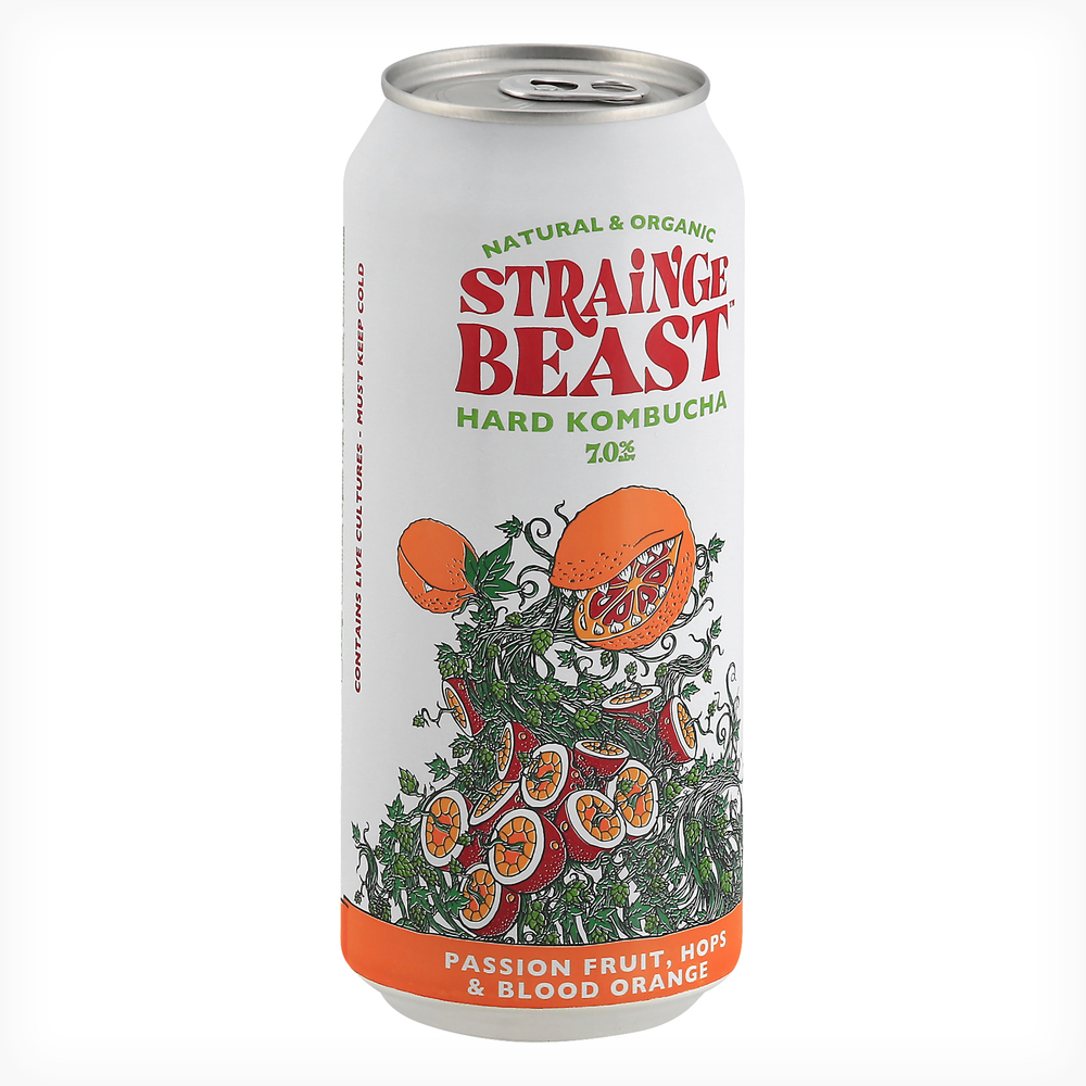 Palinka パーリンカ　ダークチェリー　ハンガリー産　350ml Strainge Beast Hard Kombucha, Passion Fruit, Hops & Blood Orange