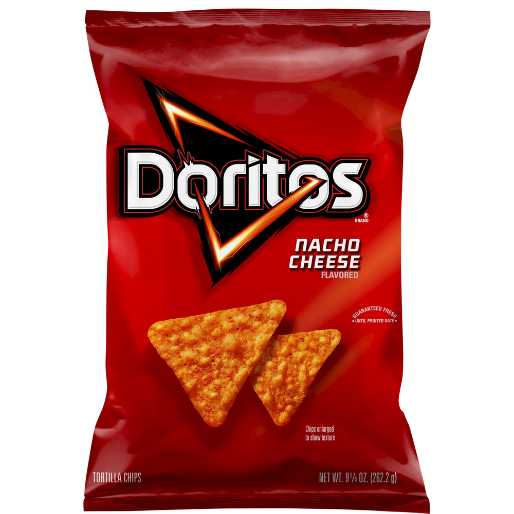 Doritos Nacho Cheese Flavored Tortilla Chips Main