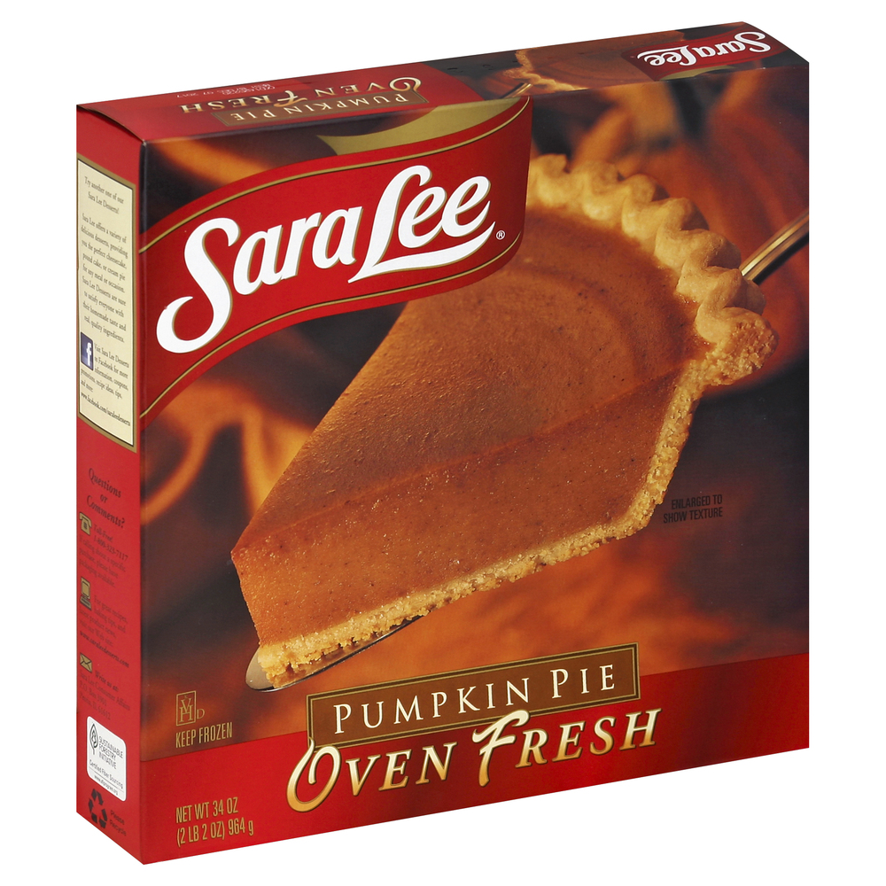 Sara Lee Pumpkin Pie