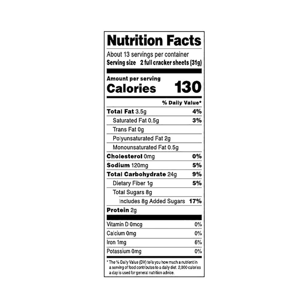 Crav'n Flavor Cinnamon Graham CrackersNutritionFacts