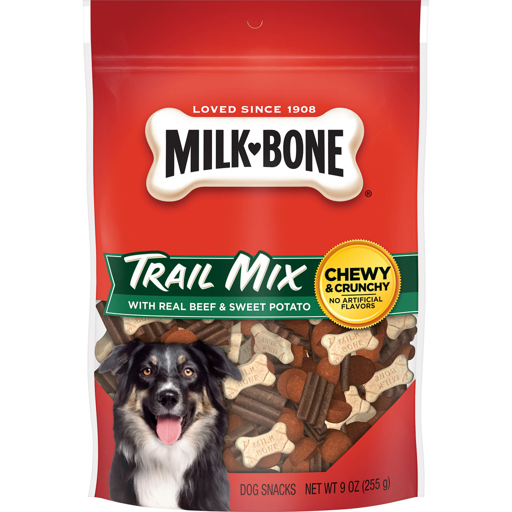 Milk Bone Dog Snacks Trail Mix with Real Beef Sweet Potato