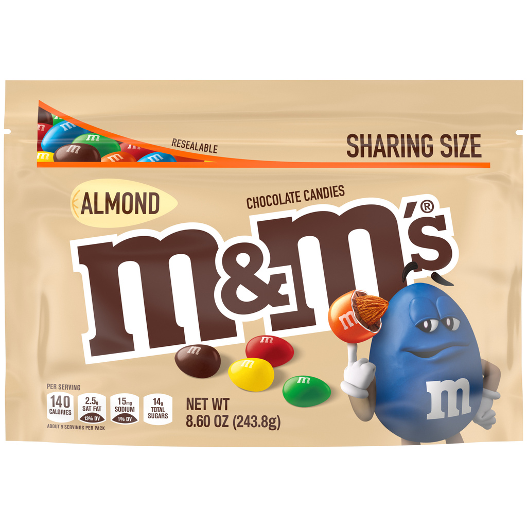 M&M's Chocolate Candies, Almond, Sharing Size