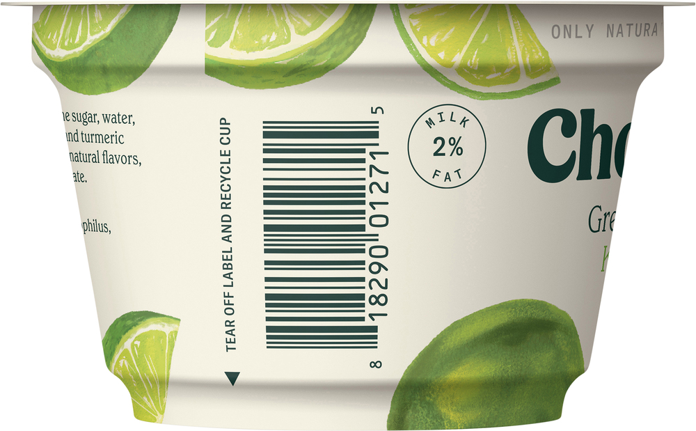 Chobani Yogurt, Greek, LowFat, Key LimePlanogramLeft